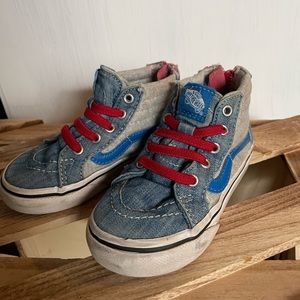Vans High Top Skate Shoes Size 6.5